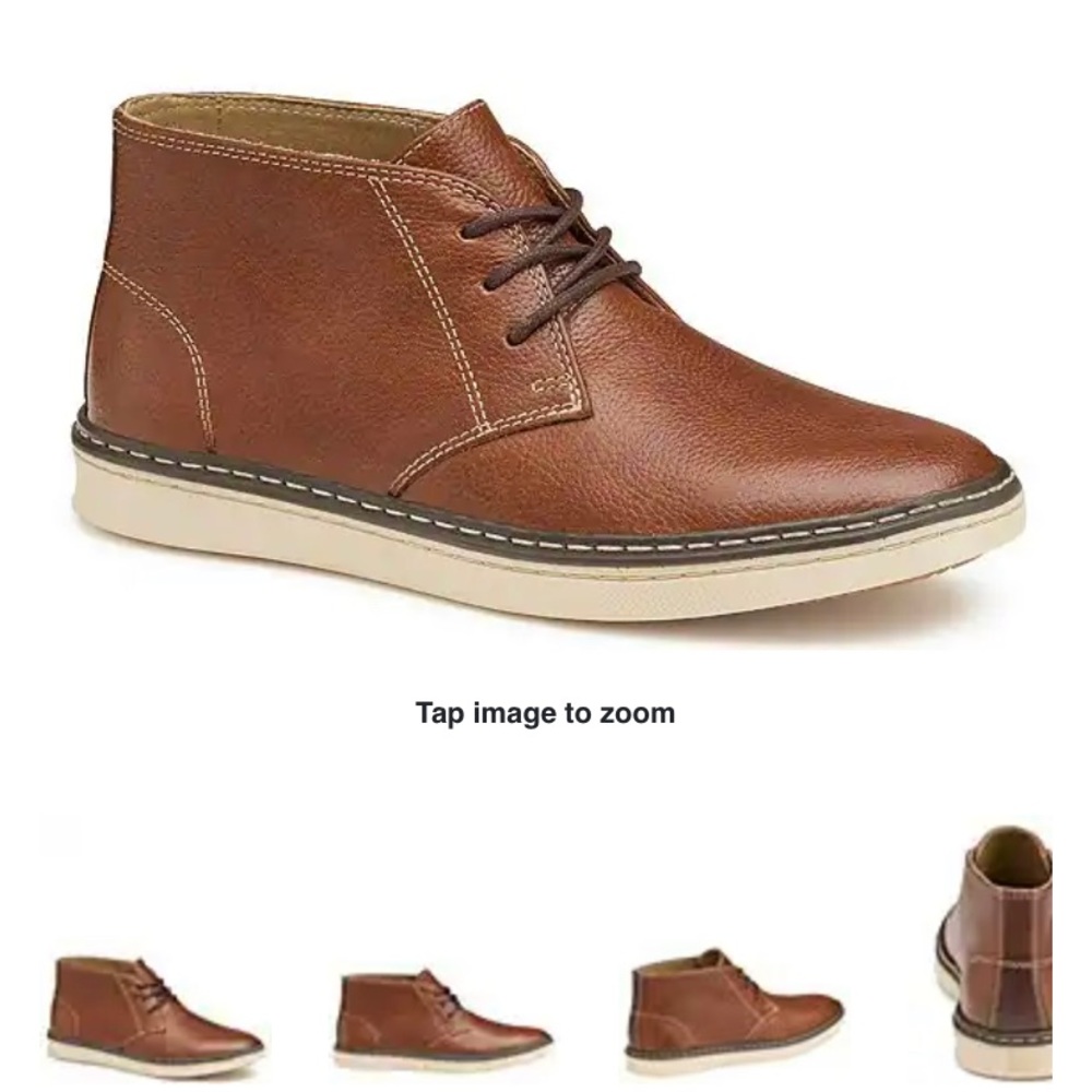 Johnston and Murphy leather boots